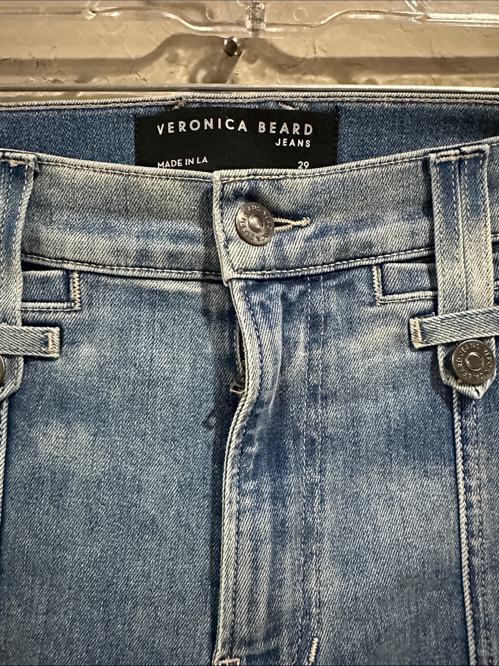 Veronica Beard Beverly skinnyFlare high rise Jeans - Picture 3 of 6